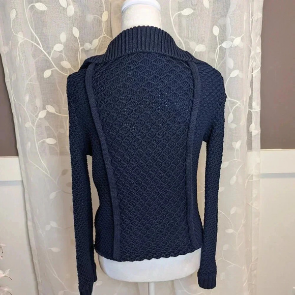 Maeve Chunky Knit Cardigan, Cotton Blend, Size XS - Picture 4 of 9